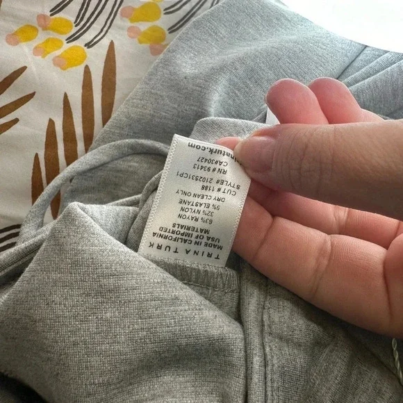 Trina Turk Aja Pant Gray NWT size XS - Picture 5 of 5